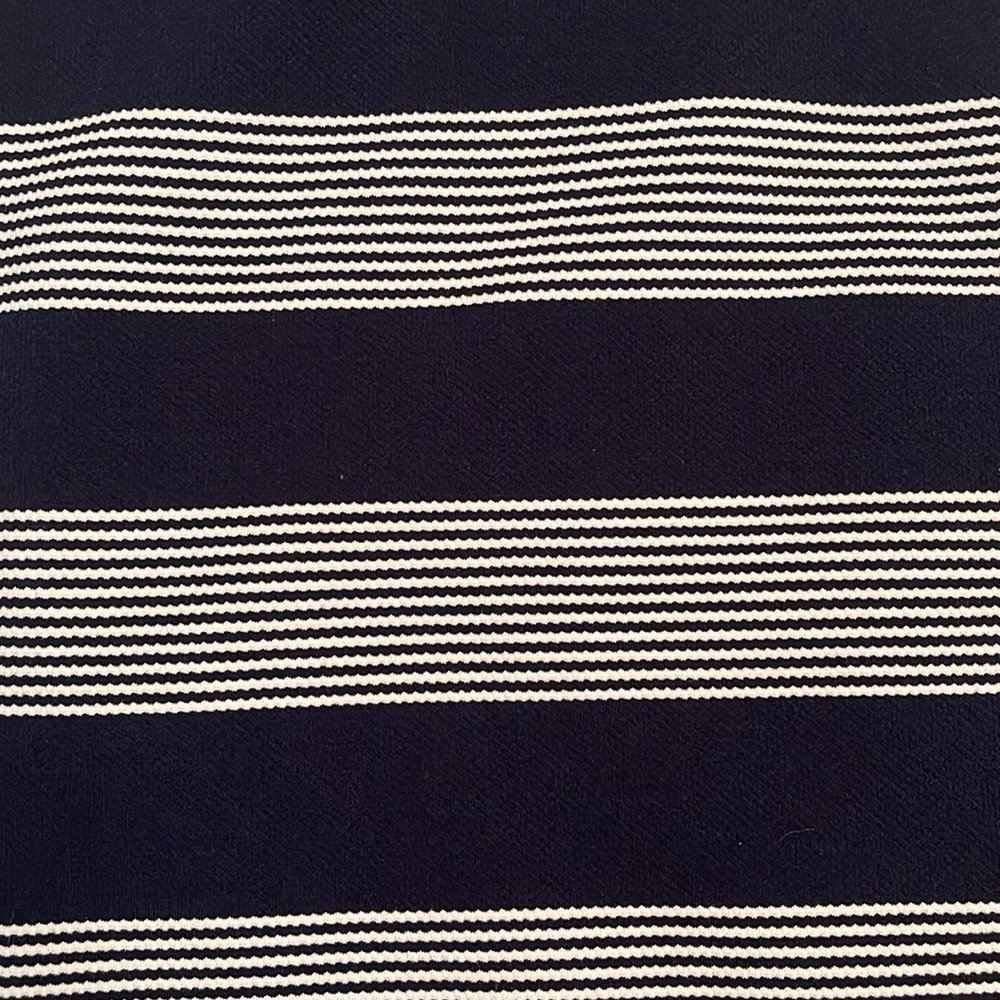 Bishop + Young One-Shoulder Tie Tank Navy Stripe from Anthropologie - Picture 10 of 10